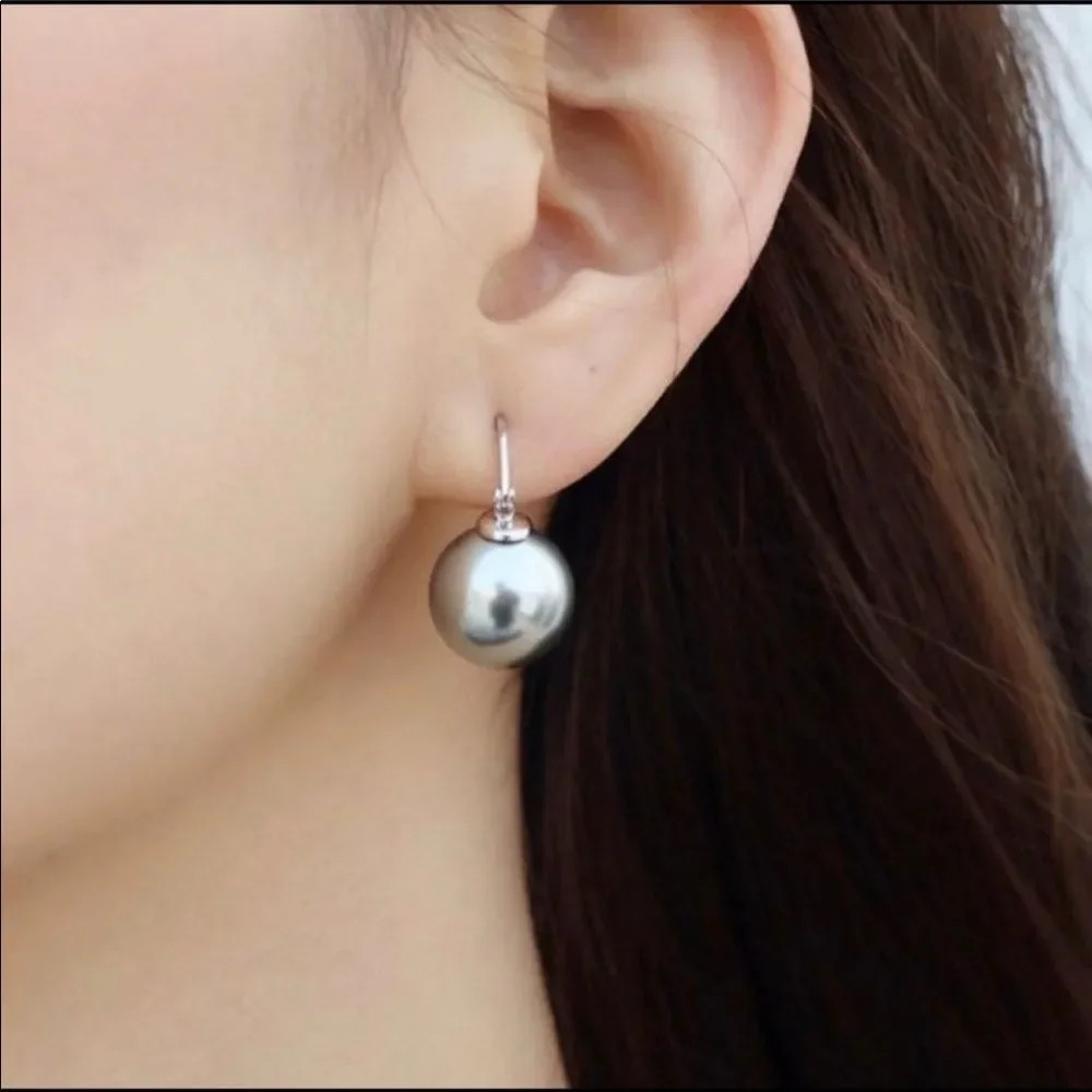Kate Spade Silver Pearl Earrings - Picture 3 of 8
